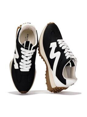 Lace Up Canvas Platform Sneakers Memory Foam Comfort Walking Shoes